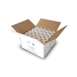 Caja de 50 rollos de papel térmico 80 x 60 mm sin bisfenol