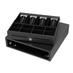 Cajón portamonedas automático Geon Negro (41 cm)