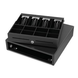 Cajón portamonedas automático Geon Negro (41 cm)