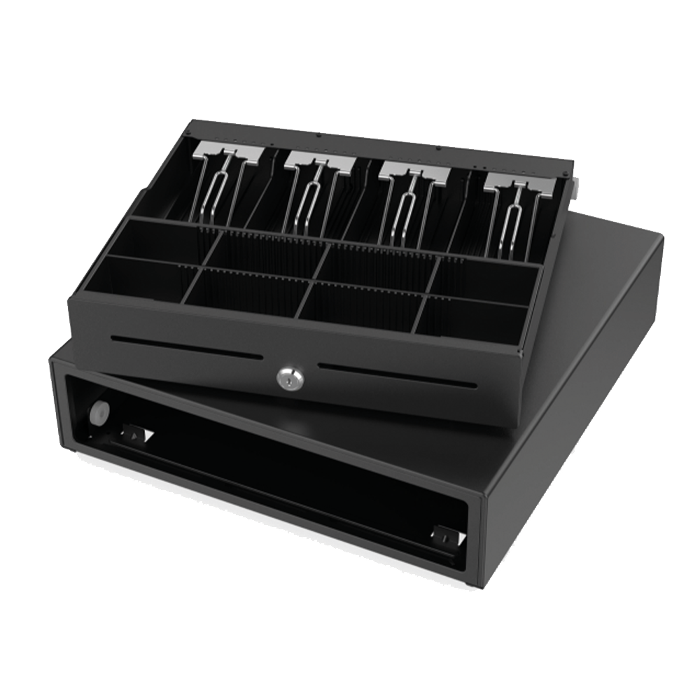 Cajón portamonedas automático Geon Negro (41 cm)