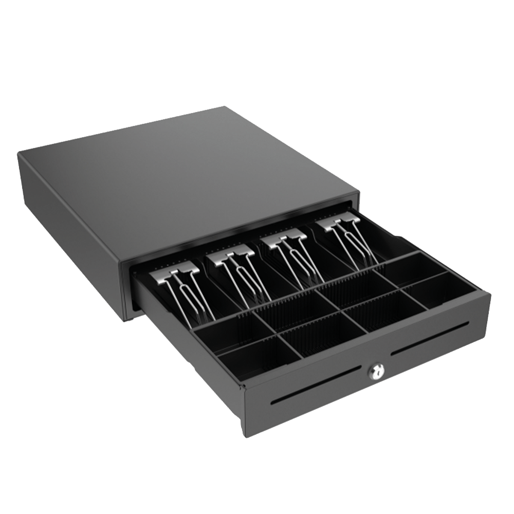 Cajón portamonedas automático Geon Negro (41 cm)