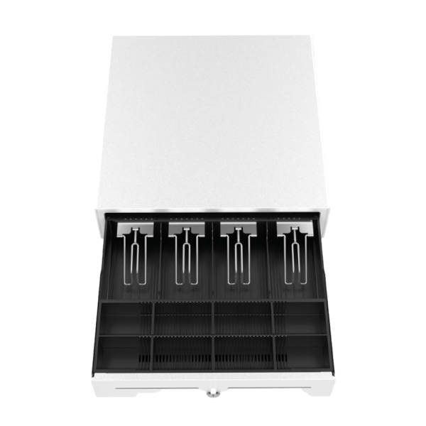 Cajón portamonedas automatico Geon Blanco (41 cm)