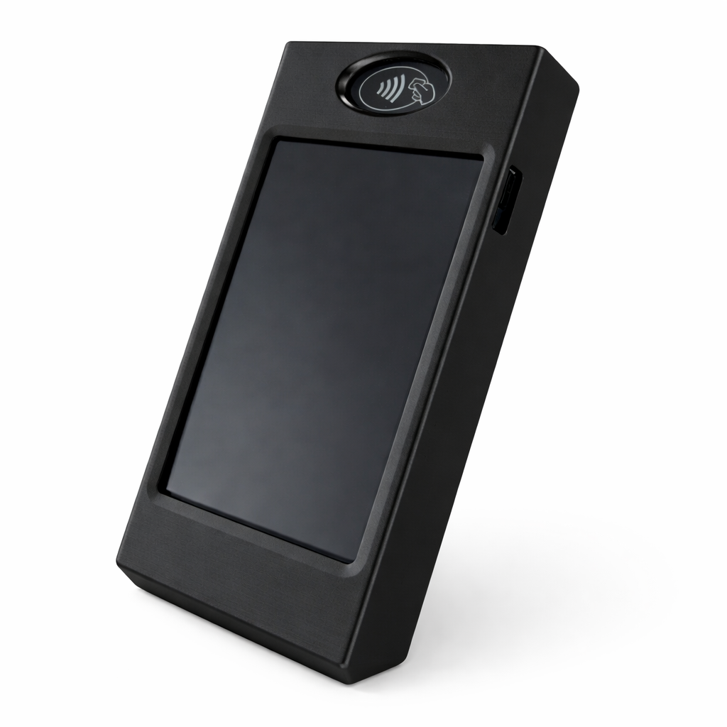 Carcasa Negra Datafono Saturn