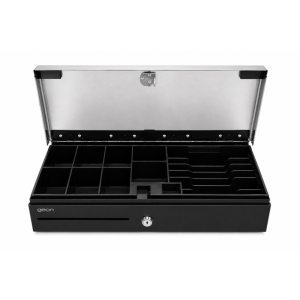 Cajón Portamonedas GEON VERTICAL Acero INOX, 6 compartimentos billetes, 8 compartimentos monedas