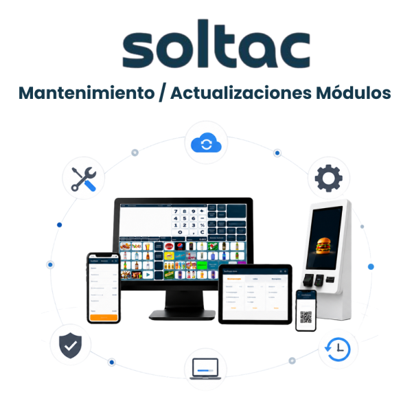 Mantenimiento / Actualizaciones soltac TPV Módulos (Suscripción anual)