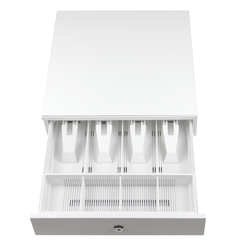 Cajón portamonedas automático Geon Blanco (33 x 36 cm)