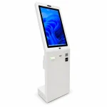 Quiosco Windows 32", I5 6th, 8GB RAM, SSD 128GB, Impresora 80mm, 2D, NFC, Chip Card Reader