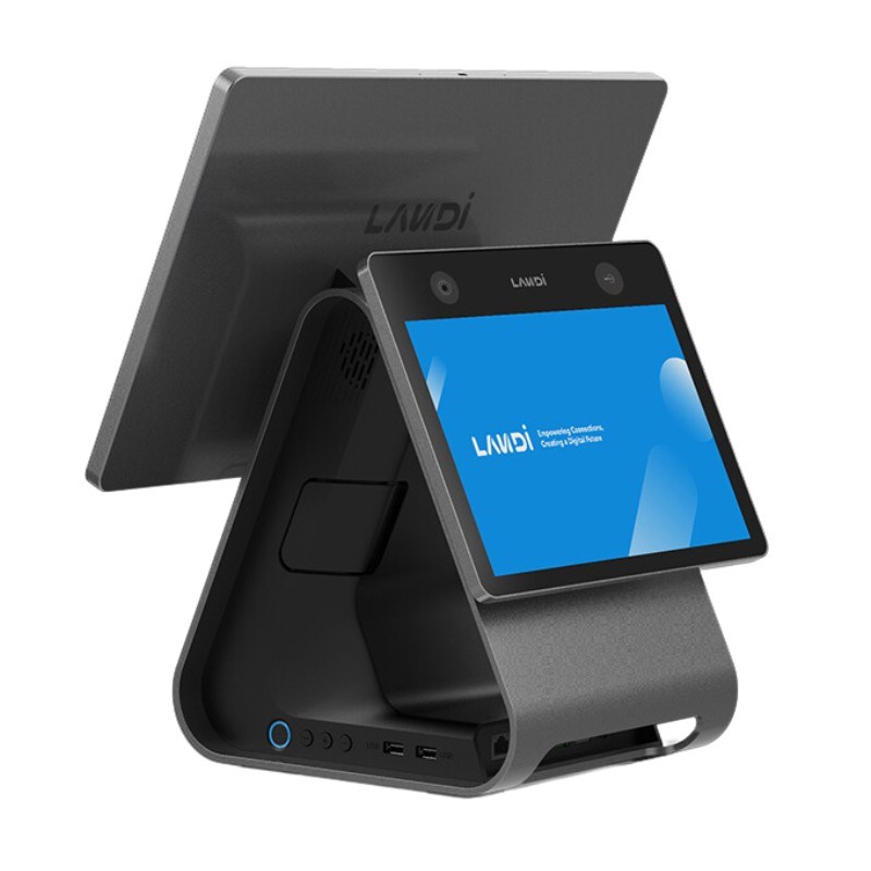 LANDI CX20 15"+ 10.1" , Intel I3, 8GB RAM, 256GB, Impresora 80mm.