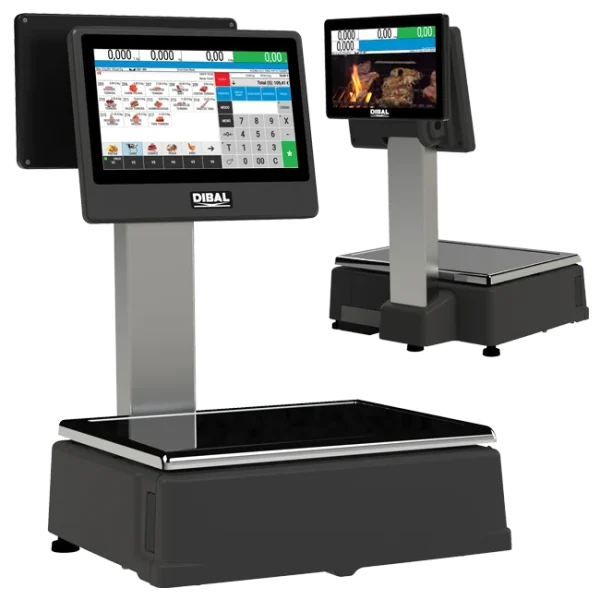Balanza DIBAL CS-3100 NEO UX doble cuerpo · 10,1″ + 10,1″, 4 GB + 64 GB