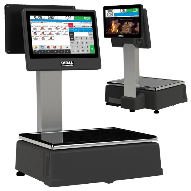 Balanza DIBAL CS-3100 NEO UX doble cuerpo · 10,1″ + 10,1″, 4 GB + 64 GB