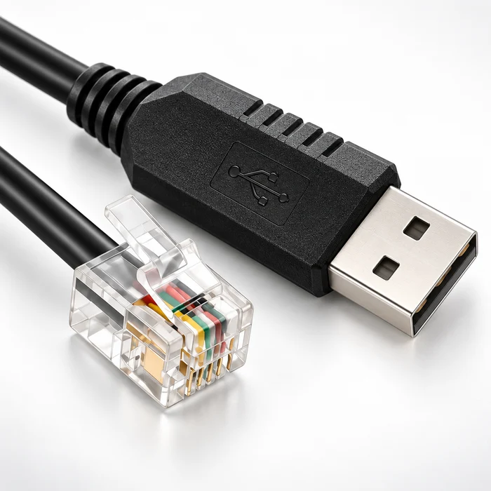 Cable USB a RJ11 para cajón portamonedas (vista 2)