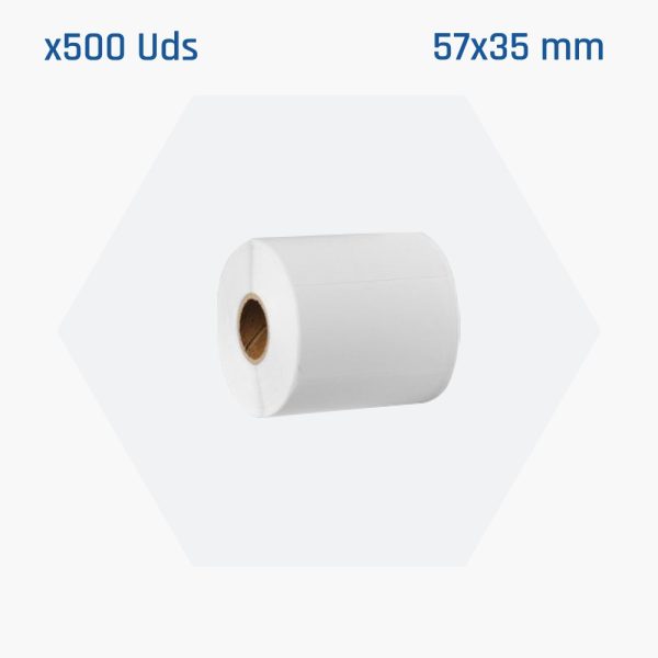 iggual 500 rollos de papel para datáfono 57x35 mm sin BPA