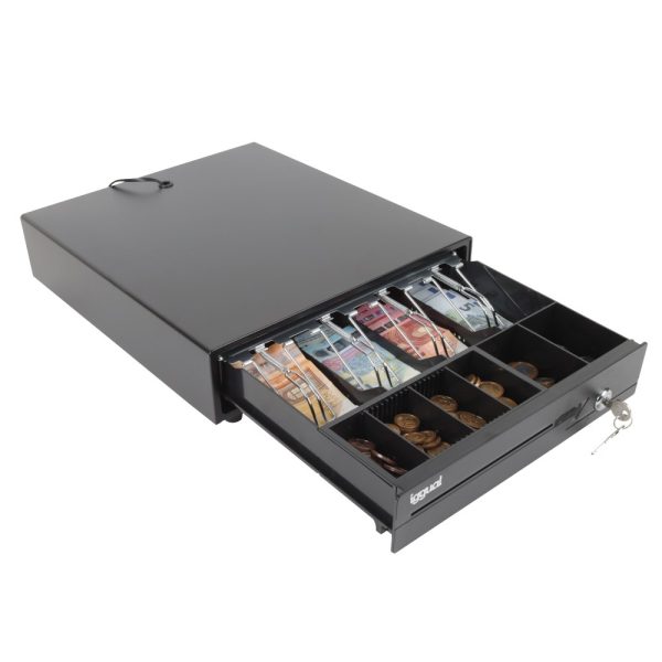 iggual Cajón portamonedas IRON-10 · 4+6, negro
