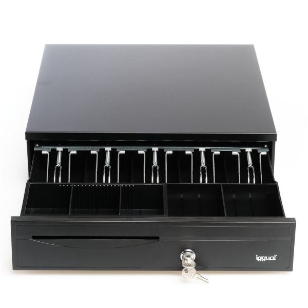 iggual Cajón portamonedas IRON-30 · 5+5, negro