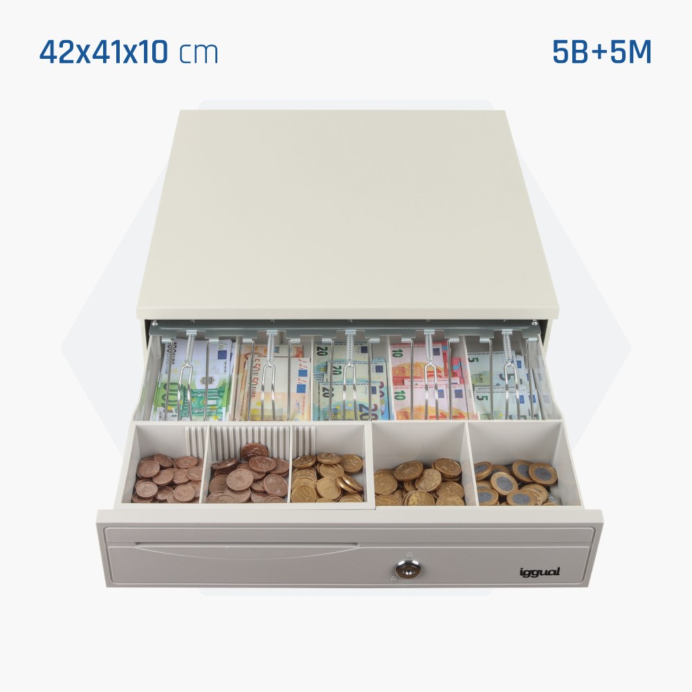 Cajón portamonedas IRON-30W de iggual