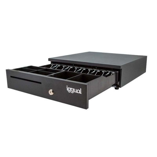 iggual Cajón portamonedas IRON-35 · 5+6, negro
