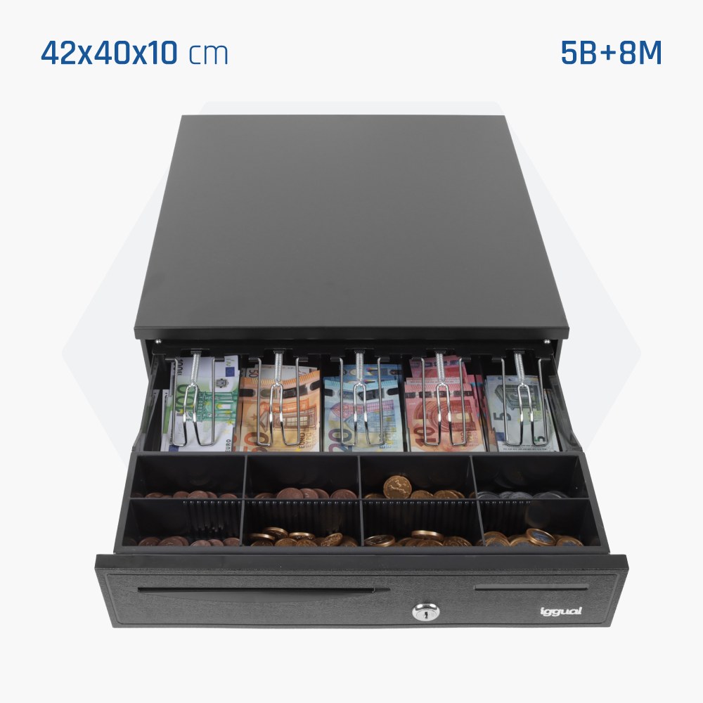 Cajón portamonedas IRON-50 de iggual