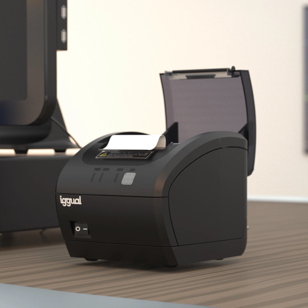 Impresora térmica de tickets TP EASY 80 WiFi de iggual, vista 2