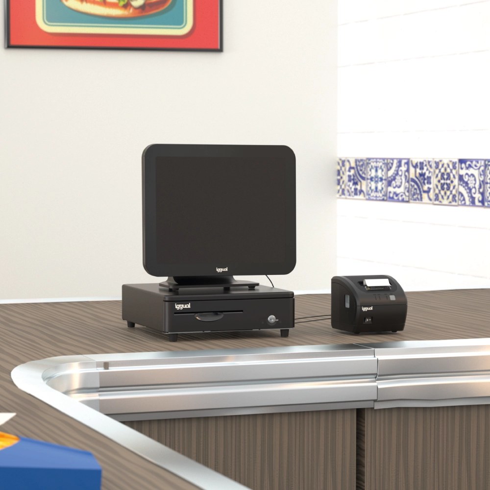 Impresora térmica de tickets TP EASY 80 WiFi de iggual, vista 4