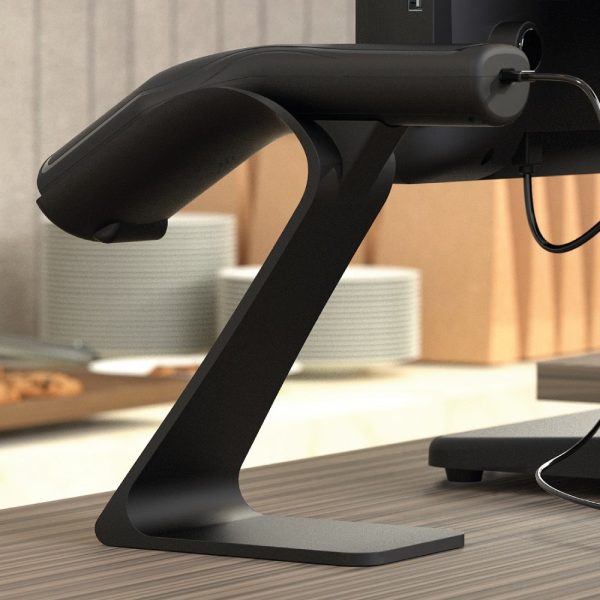 iggual Lector de códigos de barras 2D USB L2DUSB-B-AX con soporte