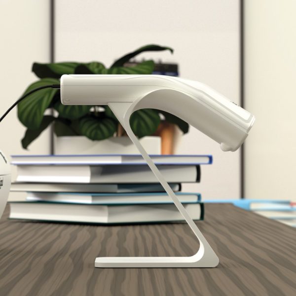 iggual Lector de códigos de barras blanco 2D USB L2DUSB-B-AW con soporte