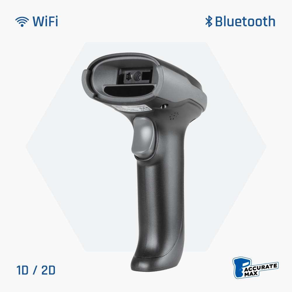 Lector de códigos de barras Bluetooth 2D L2DBT-G-AX, inalámbrico de iggual