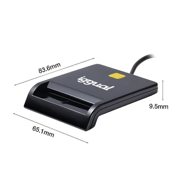 iggual Lector de DNI electrónico USB 2.0 · tarjetas con chip
