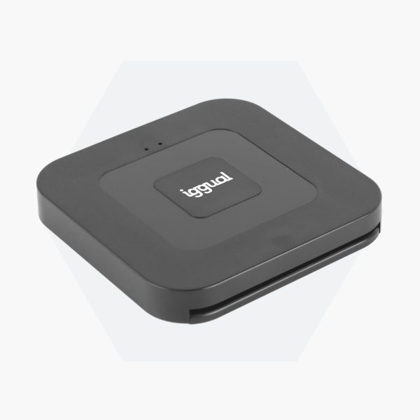 iggual Lector de DNI electrónico USB-C y USB-A · tarjetas con chip