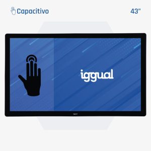 Monitor táctil capacitivo 43″ FHD IP65 MTL430HS de iggual