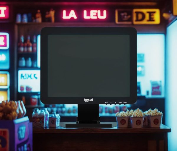 iggual Monitor táctil resistivo 15″ MTL15C · VGA, HDMI y USB