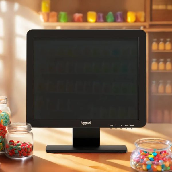 iggual Monitor táctil resistivo 17″ MTL17C · VGA, HDMI y USB