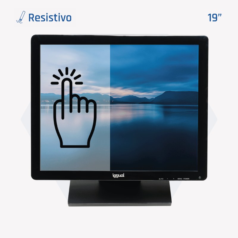 Monitor táctil resistivo 19″ MTL19C de iggual