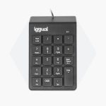 Teclado numérico USB CK-NUM-19T con tecla 000 de iggual