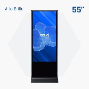 Tótem interactivo alto brillo ORCHID 55″ 4K de iggual